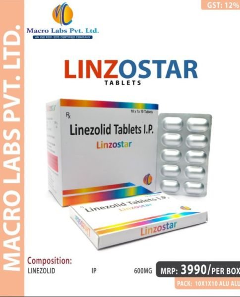 Linezolid 600mg Tablets IP