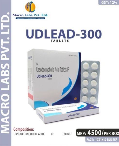 Ursodeoxycholic Acid 300 Mg Tablet IP