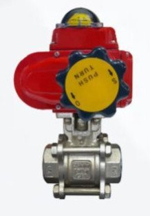 Electric Actuated Screwed Three Piece Ball Valve
