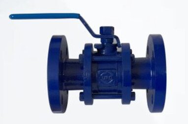 PN40 Cast Iron Flanged Three Piece Ball Valve