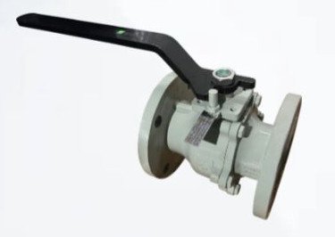 SS304 Flanged Two Piece Ball Valve for Industrial Flow Control
