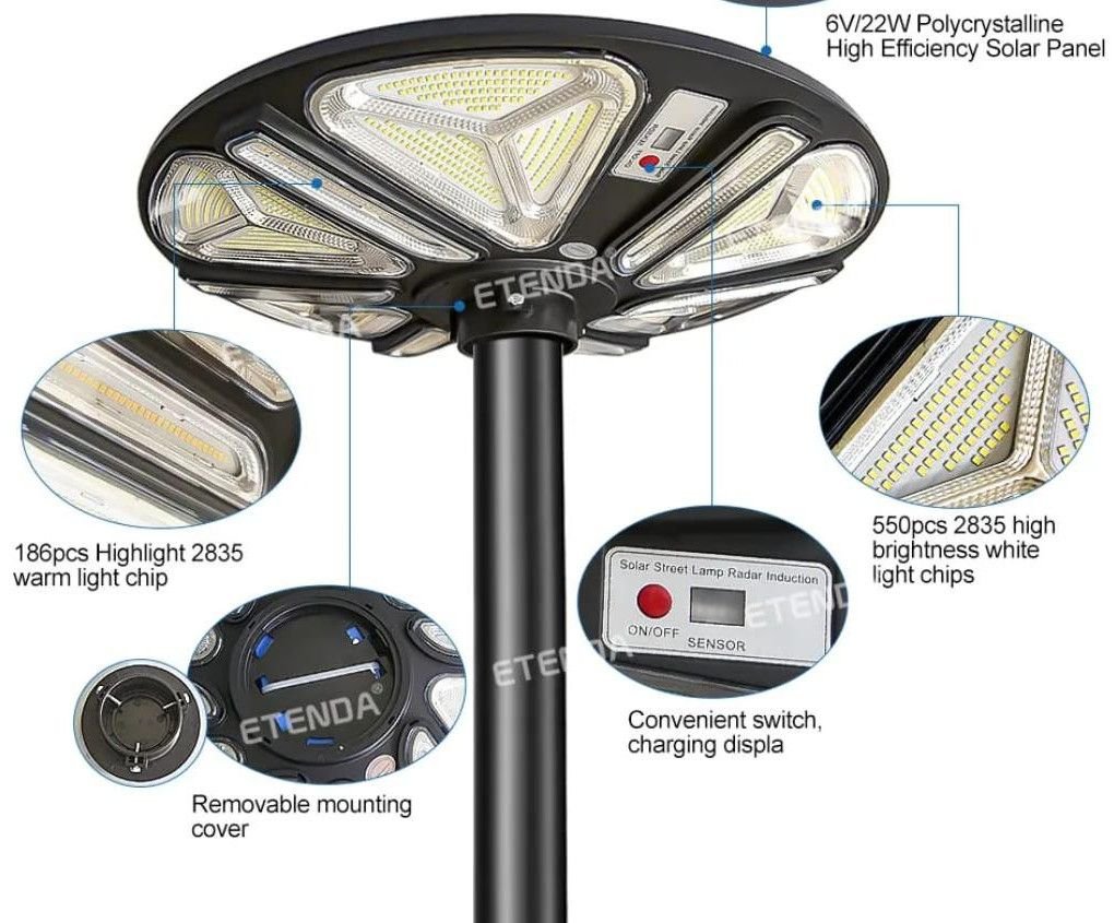 Designer Solar Ufo Light