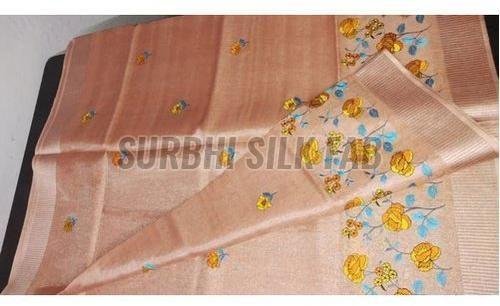 Digital Printed Linen Saree