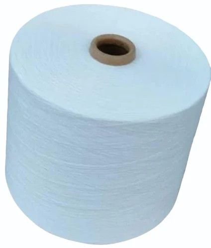 2/20 Bleech White Open End Cotton Polyester Yarn