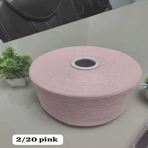 2/20 Light Pink Open End Cotton Yarn
