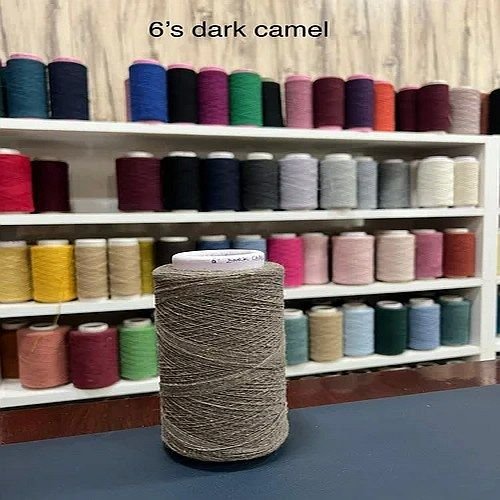 6s Dark Camel Cotton Yarn