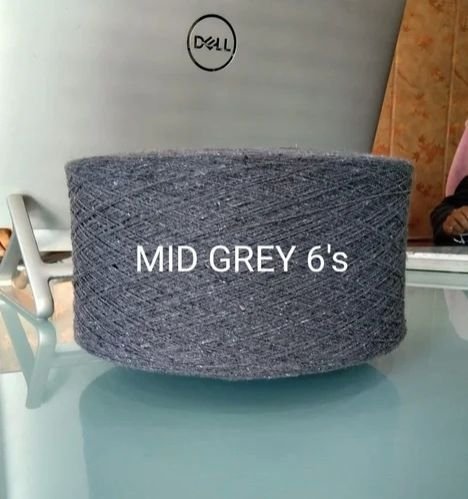 6s Mid Grey Cotton Yarn