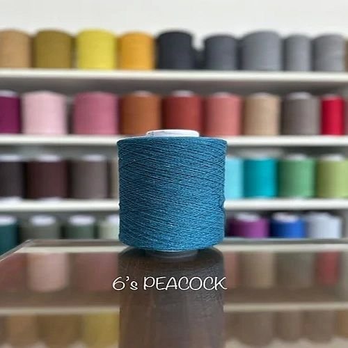 6s Peacock Cotton Polyester Yarn