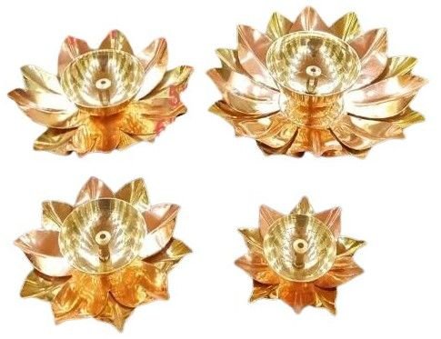 Brass Akhand Diya For Temple