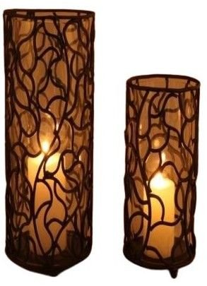 Iron Metal Candle Holder