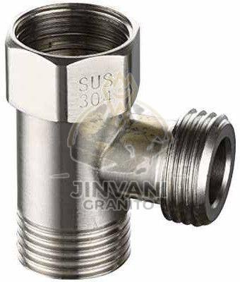 3 Way Chrome Plated Tee Connector