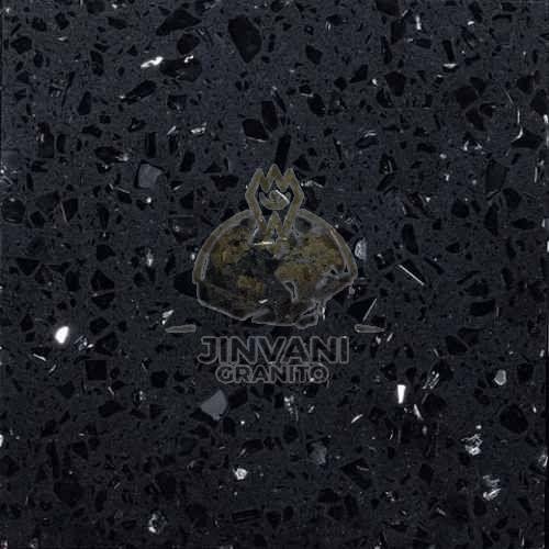 Black Galaxy Quartz Stone Slab