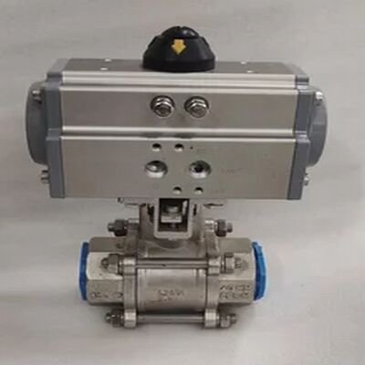 3 Way Pneumatic Ball Valve