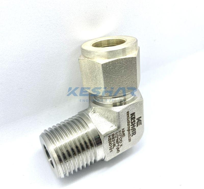 Instrumentation Tube Male Elbow