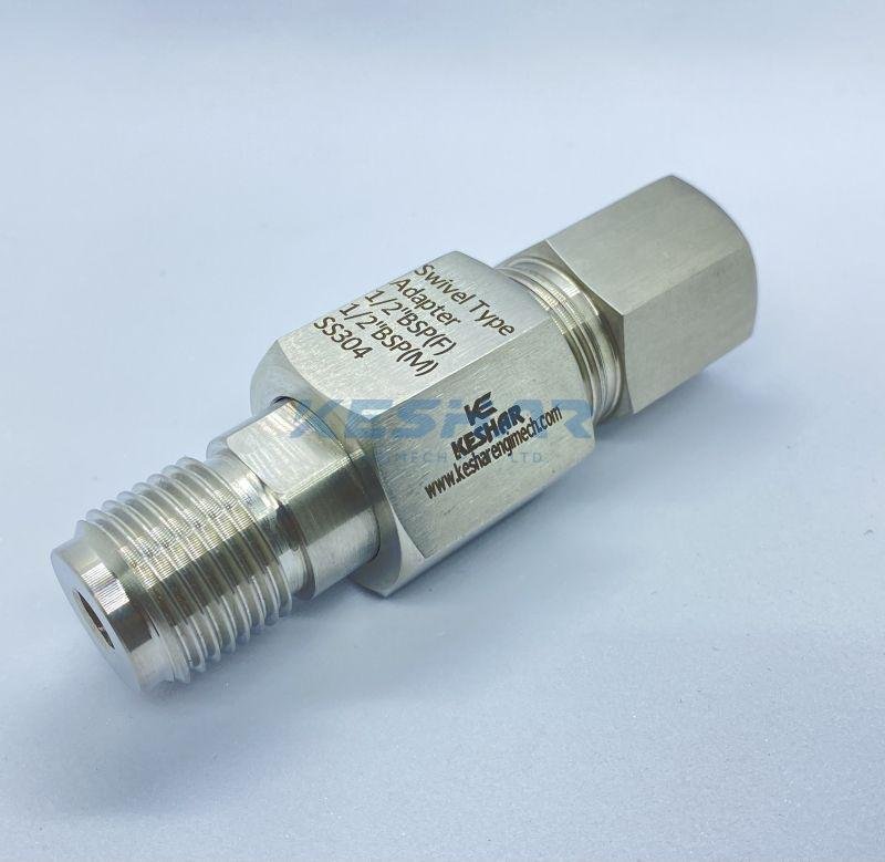 Pressure Gauge Swivel Adapter