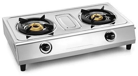 Forged Double Brass Burner Gas Stove⁬ With Heavy Cast Iron Support