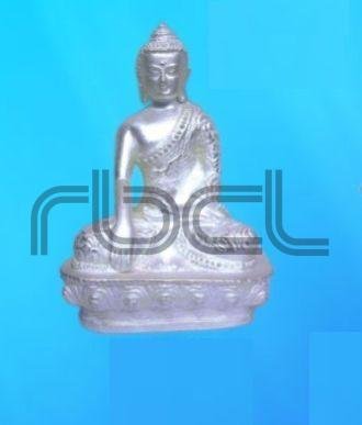 999 Silver Buddha Statue