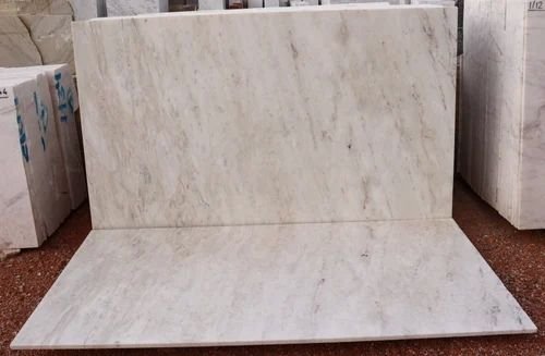White Katni Marble Slab