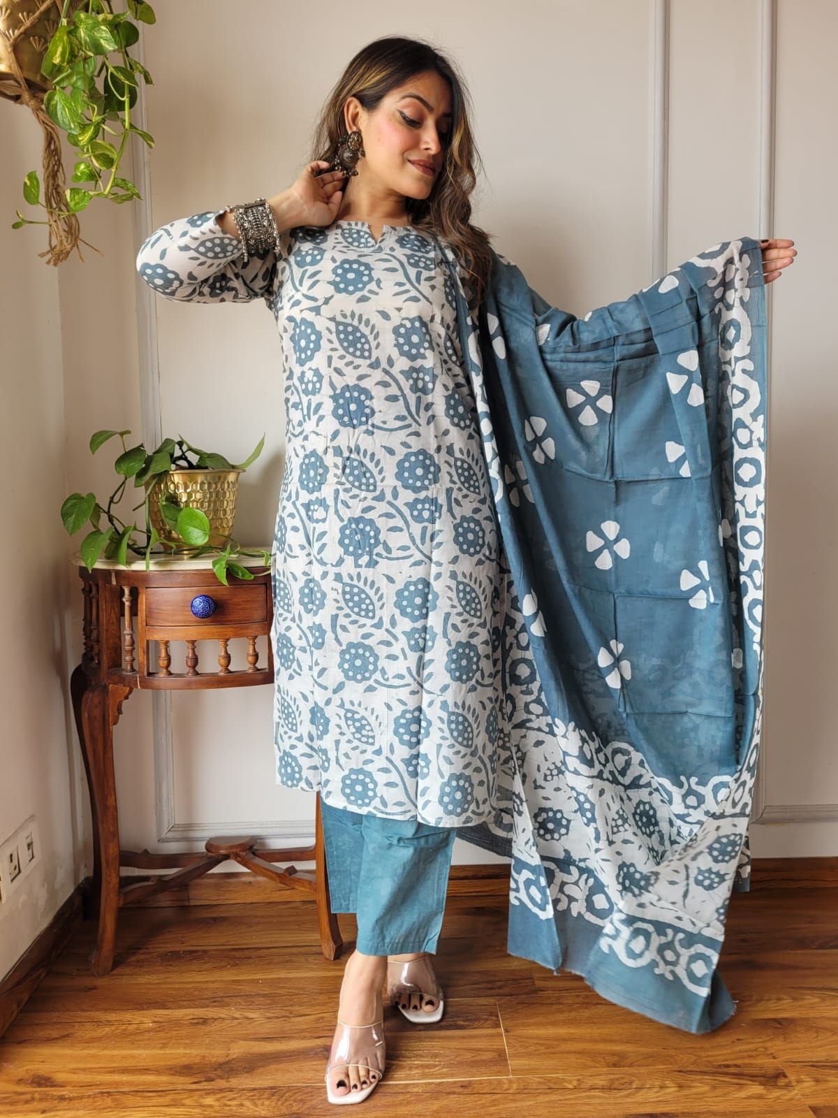 Kurti Pant Dupatta Set