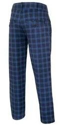 Mens Bule Cotton Check Trouser