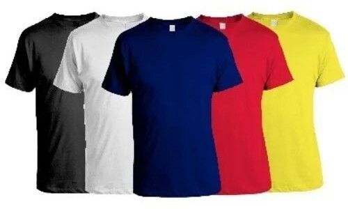 Multicoor Mens Cotton Round Neck T-Shirt