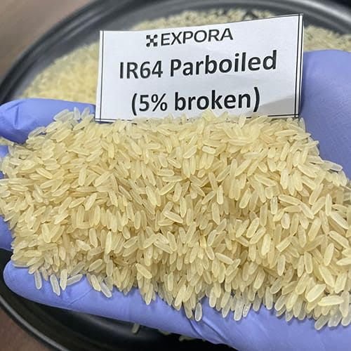 5% Broken IR-64 Parboiled Rice