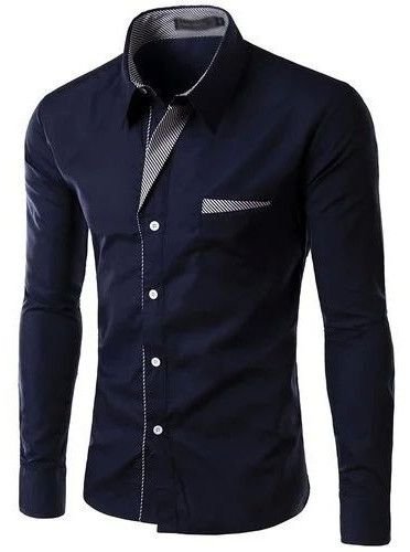 Mens Plain Slim Fit Shirts
