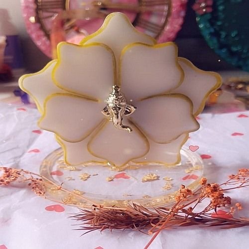 Handmade Resin Lotus Ganesha Frame