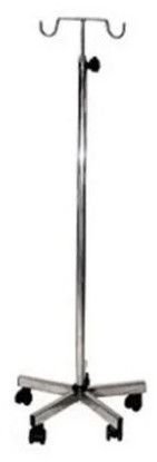 2 Hook SS IV Saline Stand
