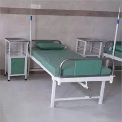 Semi Fowler Stainless Steel Manual Hospital Bed