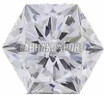 Hexagon Shape Lab Grown Diamond