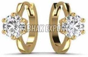 Round Cut Diamond Stud Earring