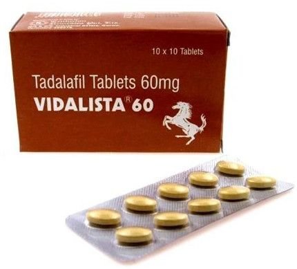 60mg Vidalista Tadalafil Tablets