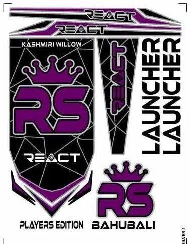Imported PVC Cricket Bat Sticker