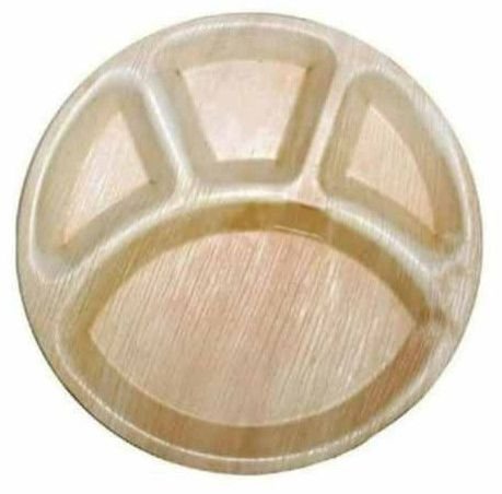 4 Compartment Areca Leaf Plate