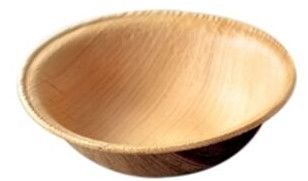 5 Inch Round Areca Leaf Bowl