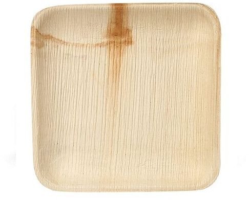 8x8 Inch Square Areca Leaf Plate