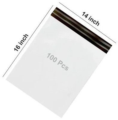 14X16 Inch Plain Tamper Proof Courier Bags