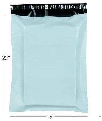 16X20 Plain Tamper Proof Courier Bags