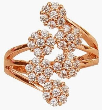 Elegant Rose Gold Plated Ring