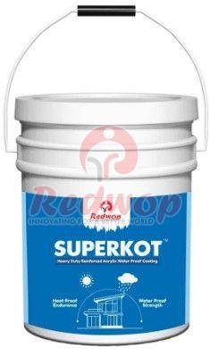 Superkot Heavy Duty Reinforced Acrylic Water Proof Coating for Terrace