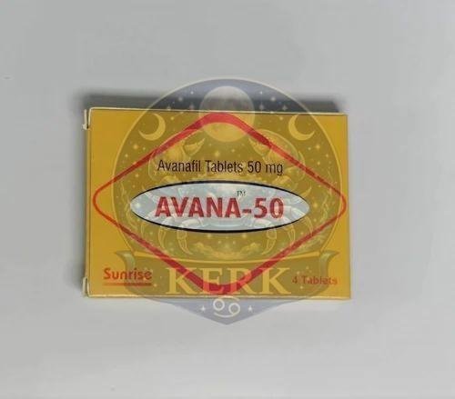 Avana 50mg Avanafil Tablets