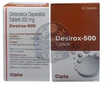 Desirox 500mg Deferasirox Tablets