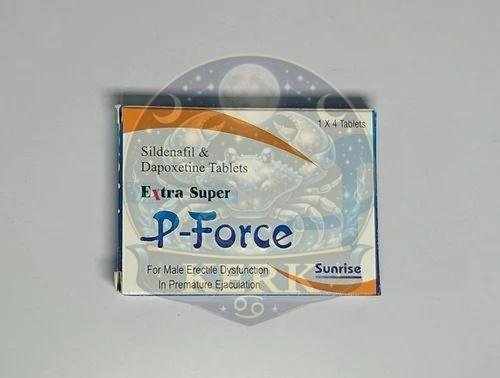 Extra Super P-Force 200mg Sildenafil Dapoxetine Tablets