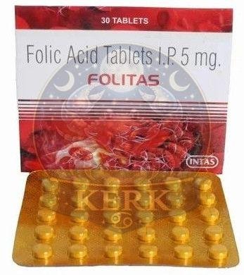 Folitas 5mg Folic Acid Tablets