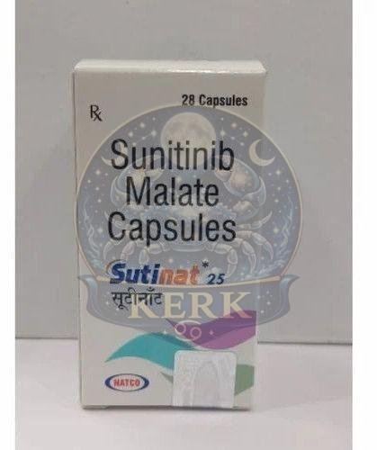 Sutinat 25mg Sunitinib Malate Capsules