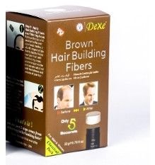22 Gm Dexe Brown Hair Building Fibers