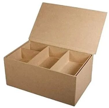 Brown Corrugated Compartment Box