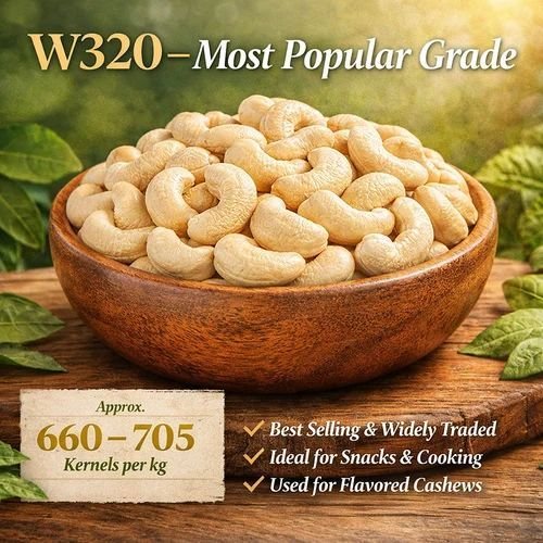 W320 Konkan Cashew Nuts