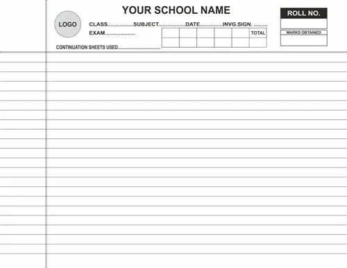 Answer Sheets Printing Service